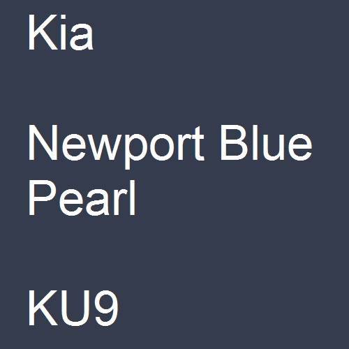 Kia, Newport Blue Pearl, KU9.